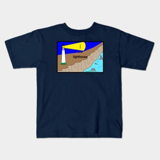 l is for lighthouse Kids T-Shirt